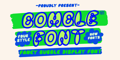 Bomble Font Poster 1