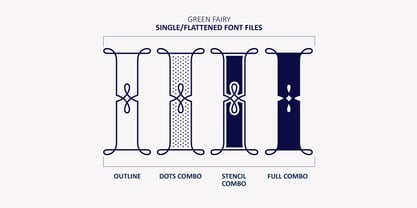 Green Fairy Font Poster 4