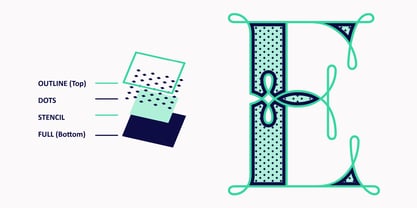 Green Fairy Font Poster 2