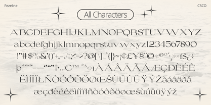 Fezeline Font Poster 6