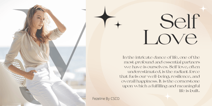 Fezeline Font Poster 2