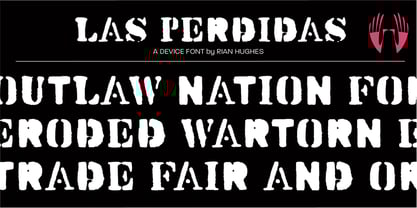 Las Perdidas Font Poster 1