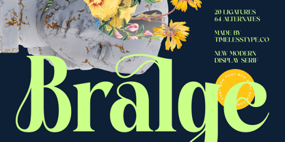 Bralge Font Poster 1