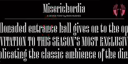Miserichordia Font Poster 1
