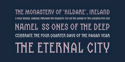 Saintbride Font Poster 3