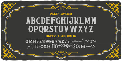 Country Theater Font Poster 3