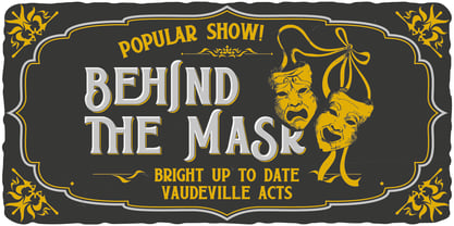 Country Theater Font Poster 2