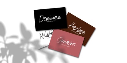 Boseriqe Signature Brush Font Poster 3