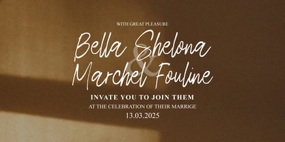 Boseriqe Signature Brush Font Poster 9