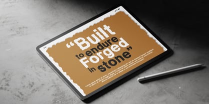 Freak Stone Font Poster 6