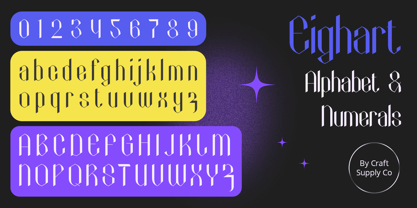 Eighart Font Poster 6