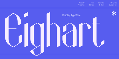 Eighart Font Poster 1