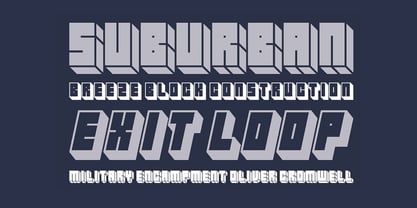 Hounslow Font Poster 9