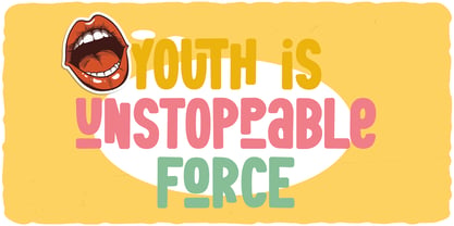 Youth Energy Font Poster 2