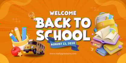 Fox Dinky Font Poster 5