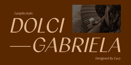 Canpile Font Poster 2