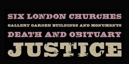 Hawksmoor Font Poster 2