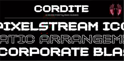 Cordite Font Poster 2