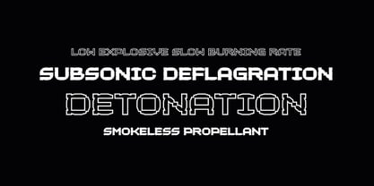 Cordite Font Poster 6