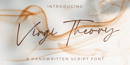 Virgi Theory Font Poster 1