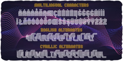 Disco Ball Font Poster 5