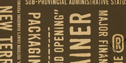 Shenzhen Industrial Font Poster 9