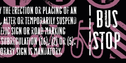 Roadkill Font Poster 10