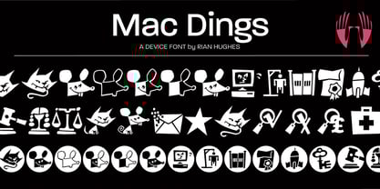 Mac Dings Font Poster 1