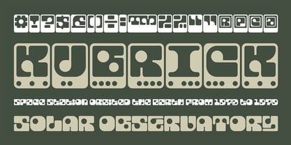 Skylab Font Poster 8