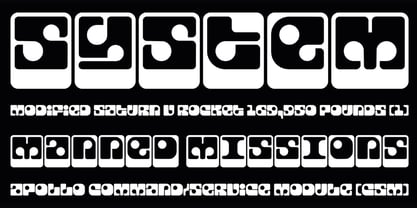 Skylab Font Poster 1
