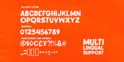 MC Merfona Font Poster 6