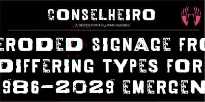 Conselheiro Font Poster 2