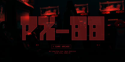 Zero Bots Font Poster 5