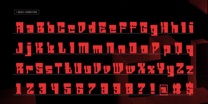 Zero Bots Font Poster 10