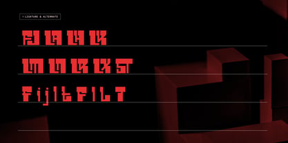 Zero Bots Font Poster 12