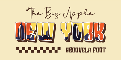 Groovela Font Poster 3