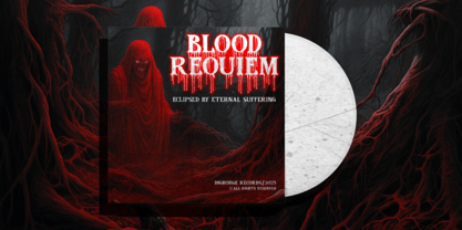 Crimson Horror Font Poster 8