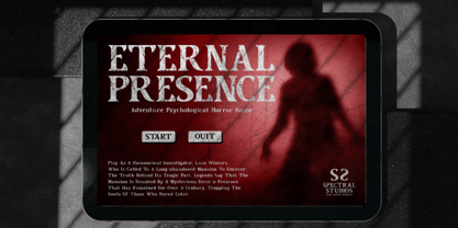 Crimson Horror Font Poster 6