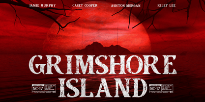 Crimson Horror Font Poster 9