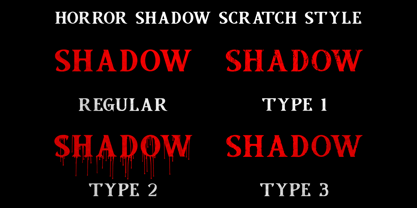 Crimson Horror Font Poster 10