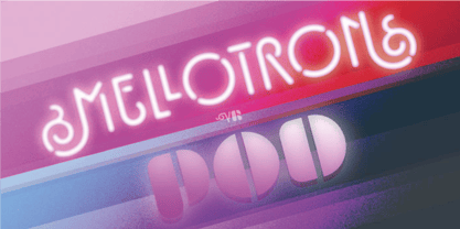 Mellotron Font Poster 6
