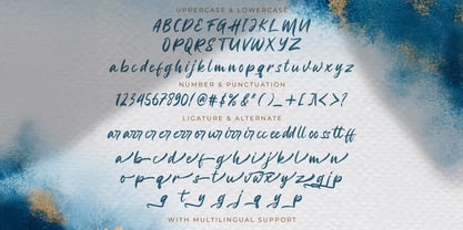 Hugey Matteo Font Poster 6