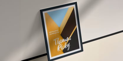 Hugey Matteo Font Poster 5