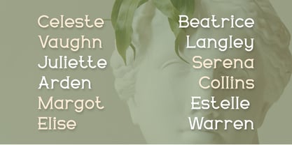 Delavine Font Poster 2