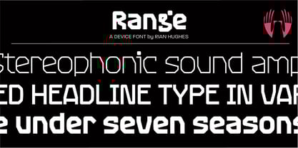 Range Font Poster 1