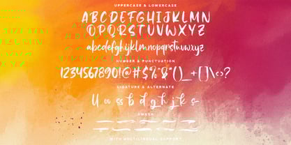 Famous Brush Font Poster 6