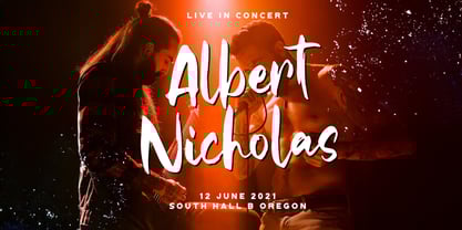 Famous Brush Font Poster 2