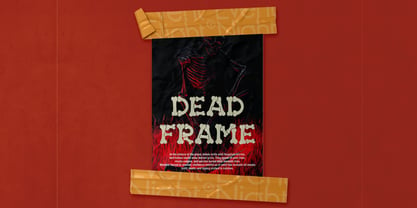Halloween Bones Font Poster 2
