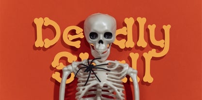 Halloween Bones Font Poster 3