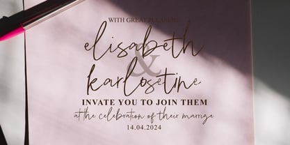 Pigane Signature Brush Font Poster 7